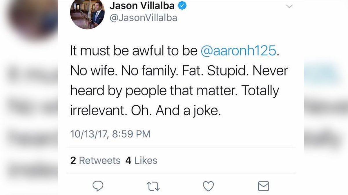 State Rep. Villalba apologizes for 'inappropriate' twitter rant on.wfaa.com/2gEL09Y