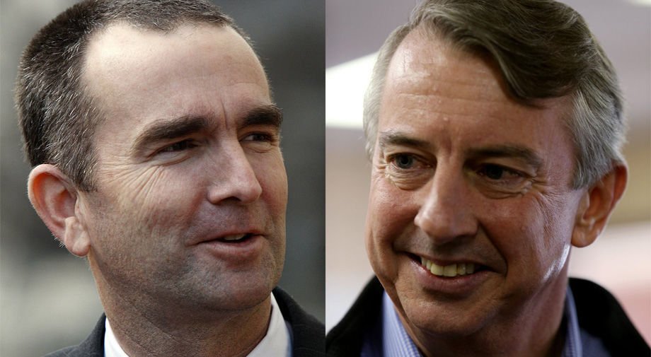 ModeratePolit's tweet photo. Political battleground in Virginia as both gubernetorial candidates has gained endorsements from sitting and ex-presidents. @RalphNortham https://t.co/TEenBlapvq