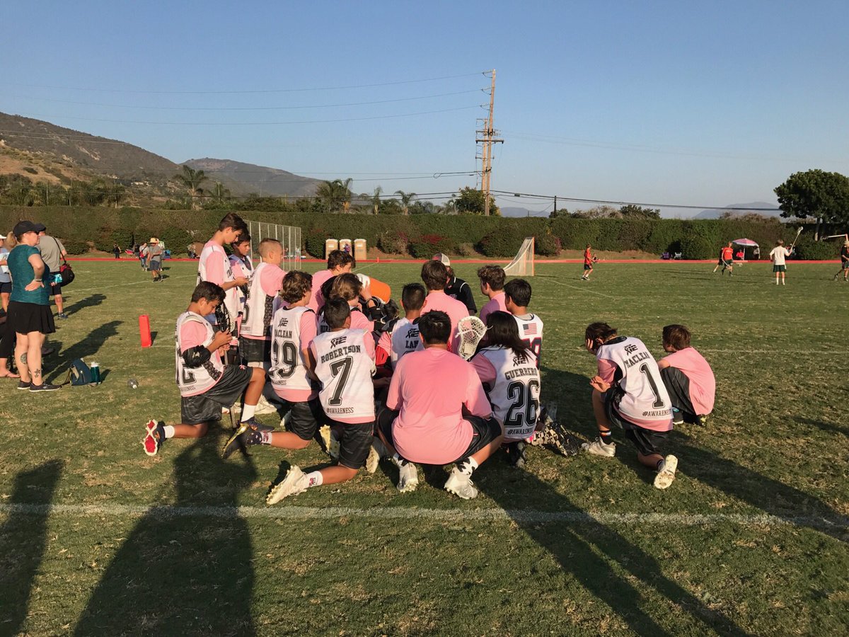 CoachDemaio's tweet photo. Coach Smitty's 2022/23 MS team breaking down a 3-0 day with 3 goals against?  #legit #awareness #sbshowdown @T12Lacrosse https://t.co/K036R3Hshv
