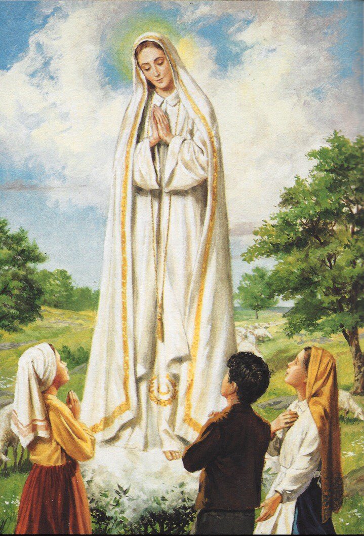 lacstanne's tweet photo. It’s been 100 years since Our Lady appeared at Fatima. #miracleofthesun #Fatima https://t.co/xCrgSTulqC