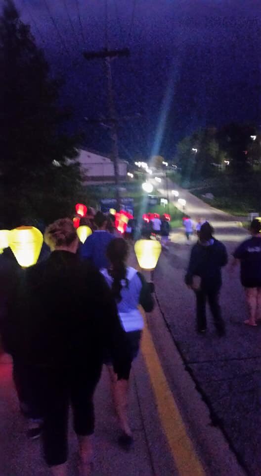 SigmaKappaCSC's tweet image. Sending all of our love to the boys of @CSC_ATO Thank youfpr letting us walk with you tonight in memory of Hannah.