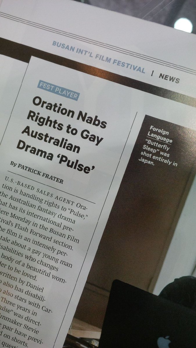 OrationFilms's tweet image. Pulse noted in Variety tinyurl.com/y7co3h3d 
@DanielMonks