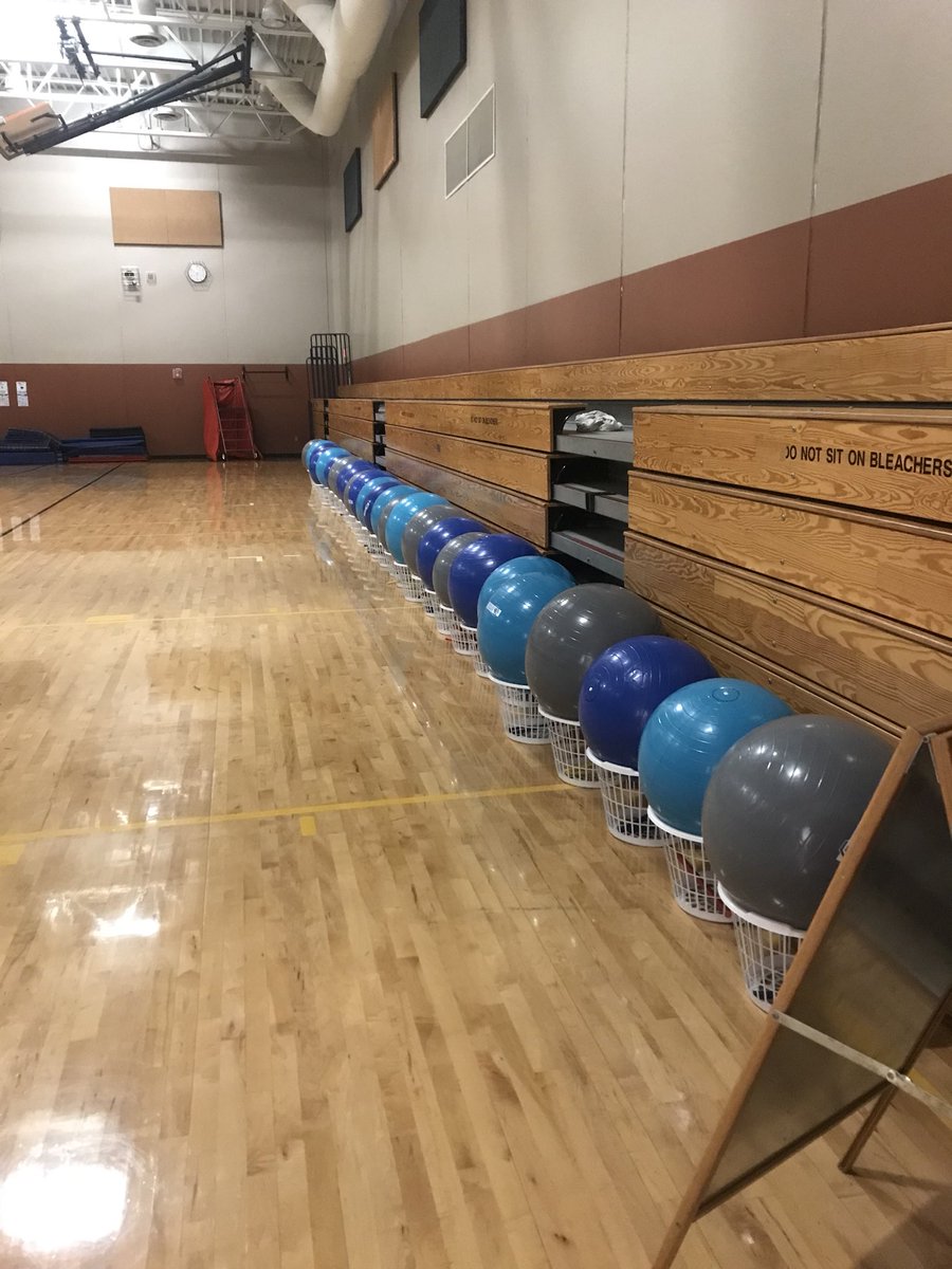 JPrincePhysed's tweet photo. All set up to introduce cardio drumming to Jefferson student and parents at stem/steam night this week! #physed @GROWINGROYALS https://t.co/Zi8zKPjuAD