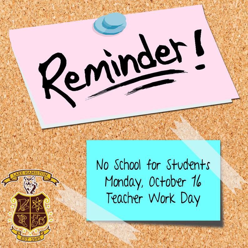 LHSD_WOLVES's tweet photo. No school for students on Monday! #LHWolfNation https://t.co/dO10FLreBu