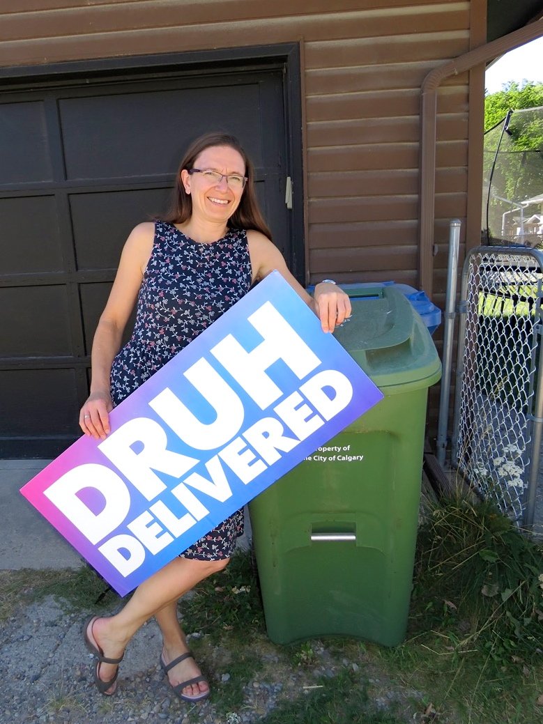 Thanks for our green bins, Druh! #DruhDelivered