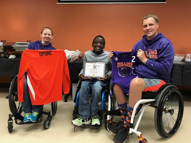 cjspore's tweet photo. Greay night introducing the inaugural Rolling Panthers Jr. Prep basketball team.
#SportAbilityofIowa
#RollingPanthers
@NWBA https://t.co/BKVNSREfu3