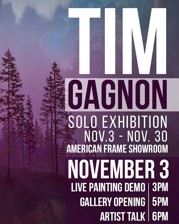 AmericanFrame's tweet photo. This is an event that you don't want to miss. #americanframe #timgagnon https://t.co/Sb3VVc6XWO