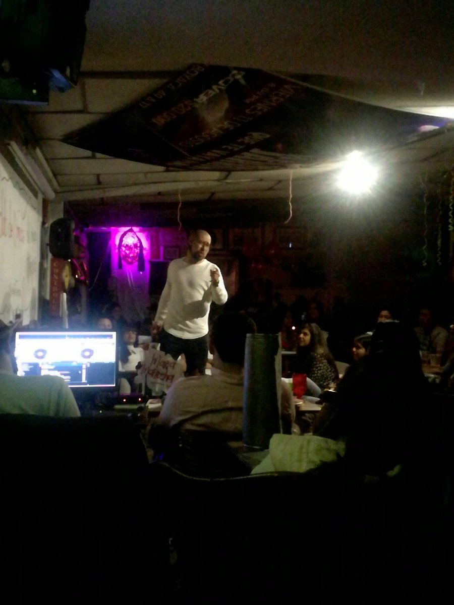 RockeroPopular's tweet photo. Qué orgullo ver el estreno del show de comedia de @EcoAlvarez 

Años de esfuerzo en hora y media de risas y comedia bien hecha. https://t.co/pc0722jIRS