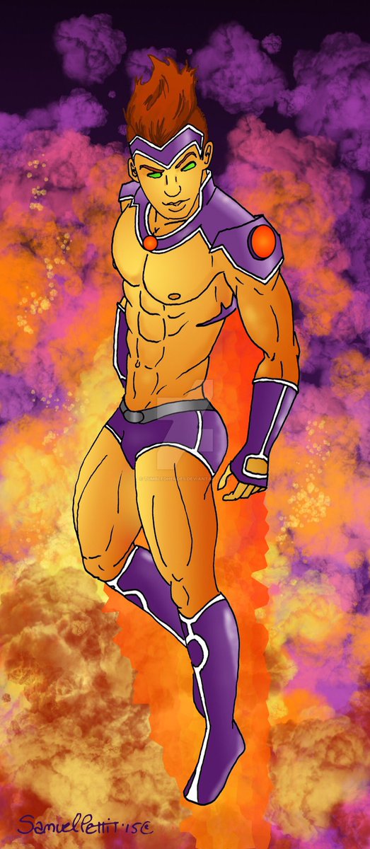 made by TumbledHeroes on DeviantArt is my character Wildfire