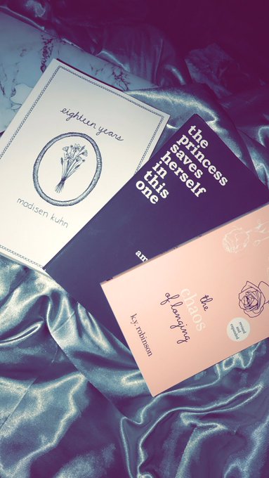 More poetry books 💓 https://t.co/6QHS738Qzd