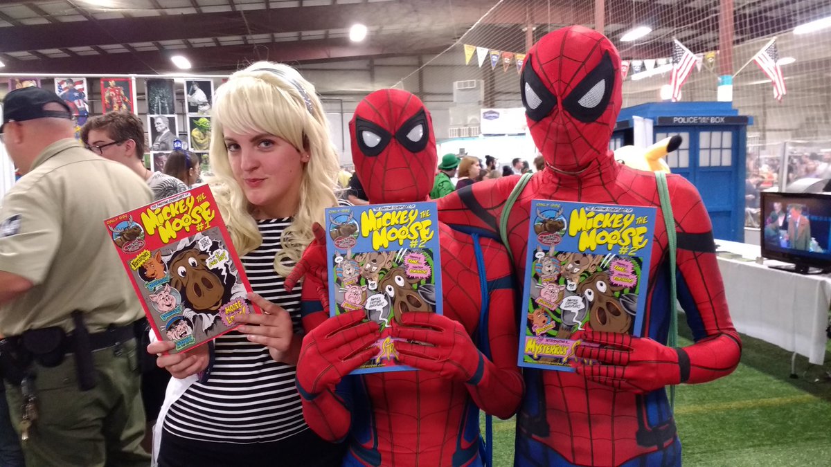 moosecomics's tweet photo. Follow @moosecomics Get FREE PDF of Mickey the Moose #1! I'll give you a real comic book @thegenghiscon on Nov 26 wsl! #themooseisontheloose https://t.co/bX1Dia6Bir