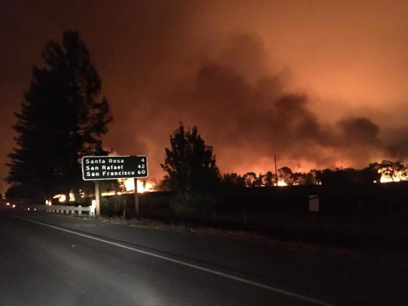 "amid loss of this scope, luck feels shallow”  <a href="/Timfishwine/">Tim Fish</a> on experiencing #sonomacountyfires in Santa Rosa: bit.ly/2ypQAXm