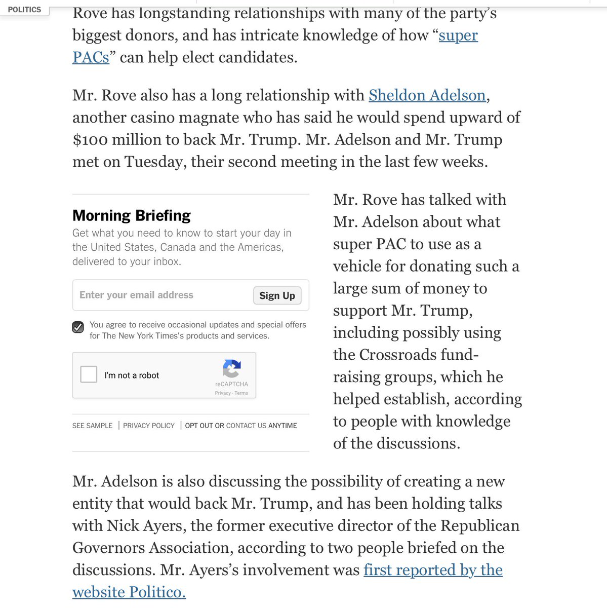 ropebelt's tweet photo. @soychicka Remember the decades long poison infusion drip of Sheldon Adelson. Recent Rove link.. https://t.co/rlErKS47FW https://t.co/uKxoPEXeVe