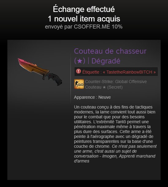 H2Zho's tweet photo. @CSOFFERME @anomalyxd Thank you for the knife, I love you <3 #nohomo #okmaybealittlebit https://t.co/W8v43681Nf