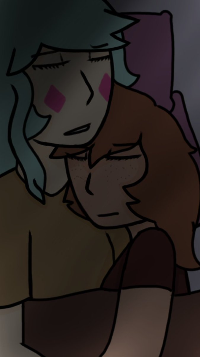 WingedHybrid's tweet image. Haven't drawn moon and Octavia in a while. I love this ship.