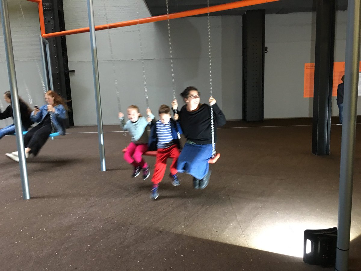 TonyFisherLive's tweet photo. We are having a swinging time at @Tate #tatemodern #onetwothreeswing #Superflex @Hyundai_UK #London https://t.co/mVrX4vwpDo