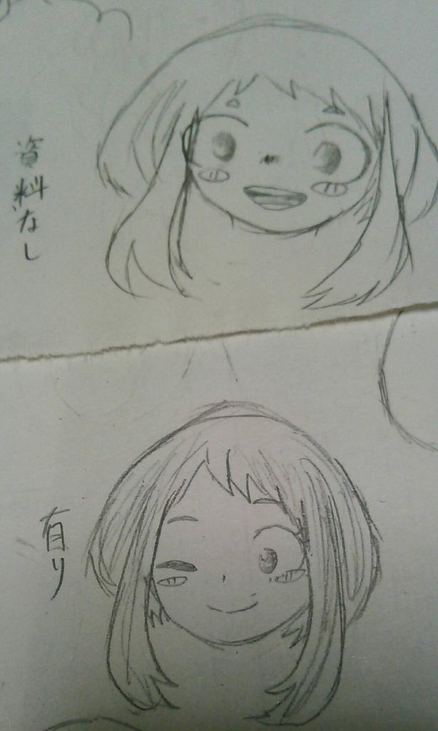 mof60's tweet photo. 資料って大事
#麗日お茶子 #ヒロアカ https://t.co/x27bVzE41X