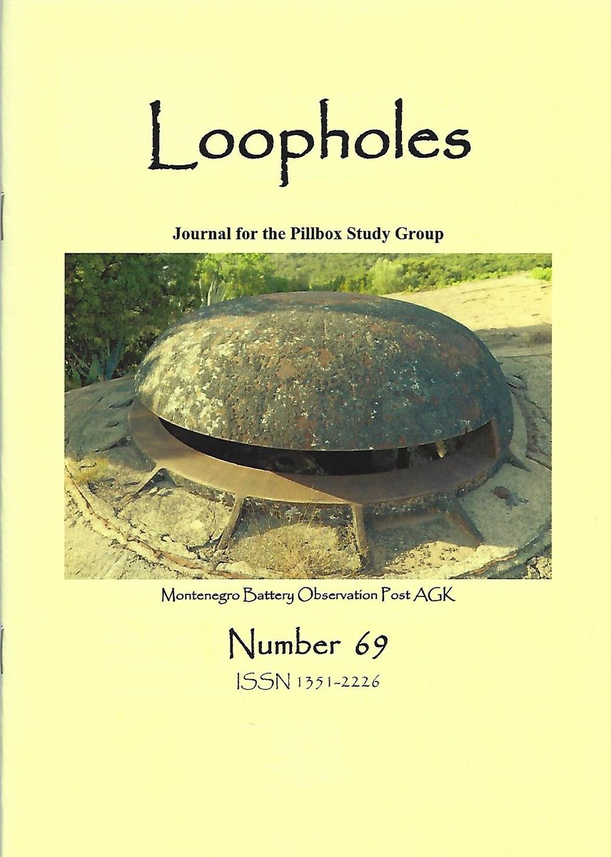 PillboxSG's tweet photo. #PillboxStudyGroup Loopholes 69 Colour Magazine Is Out #WW2Defences Articles On #ConflictArchaeology #Lancashire@War #Bristol #Pillbox Etc.. https://t.co/4hGsfew3dm
