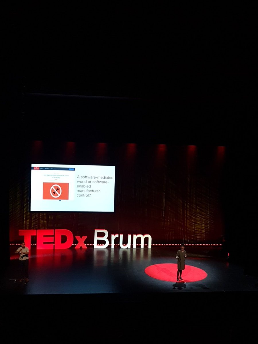 Excellent and funny talk by @adewunmi #tedxbrum