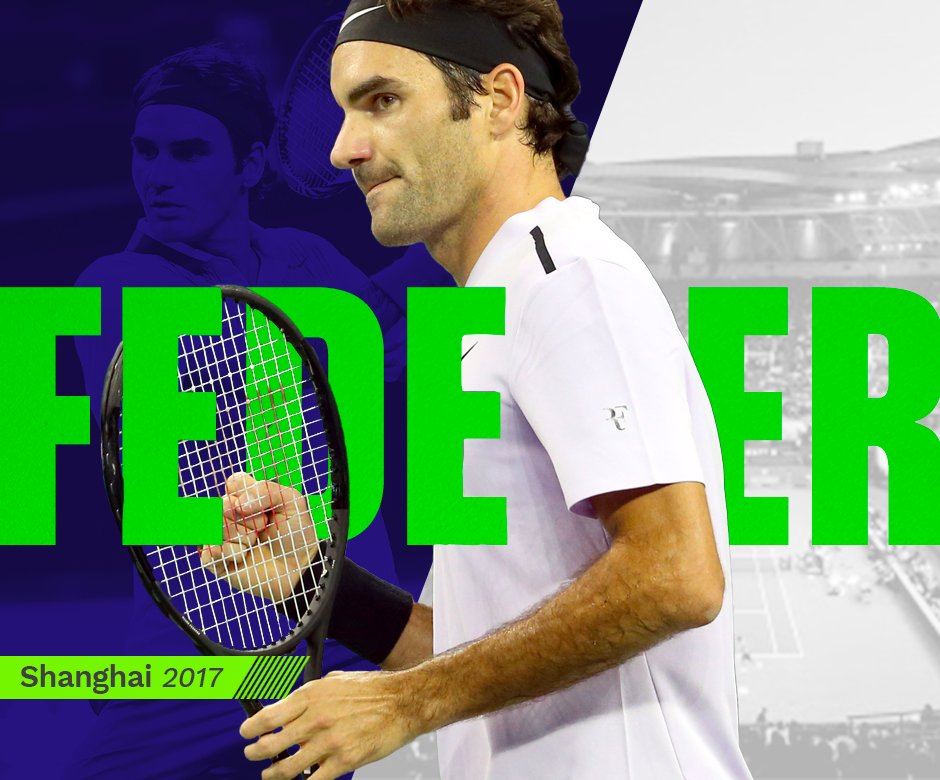 WeAreTennis's tweet photo. 🏆 SHANGHAI MASTER 🏆 Roger #Federer wins his 9️⃣4️⃣th title beating Rafael #Nadal 6-4 6-3 in final! #Shanghai https://t.co/KkAzhZlf96