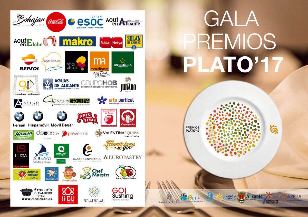 PremiosPlato's tweet photo. A las 19:30 celebramos la Gala de los Premios Plato 2017 en el Gran Teatre d'Elx (apertura de puertas 19:00)

https://t.co/9ij7mH72GB https://t.co/TtDfbVTMlF