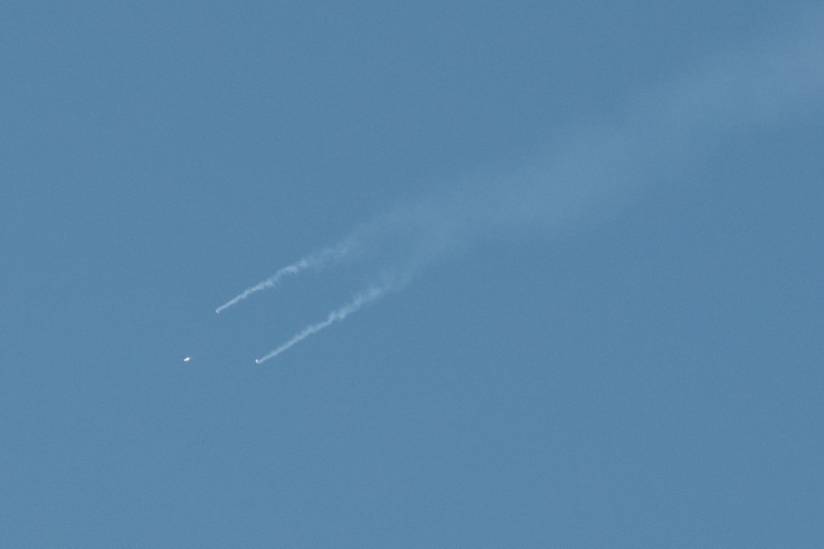 cairn42's tweet photo. SRB-Aの分離,はっきり見えた.
#H2AF36 #QZS4 #みちびき4号機 https://t.co/9cp8of1rSA