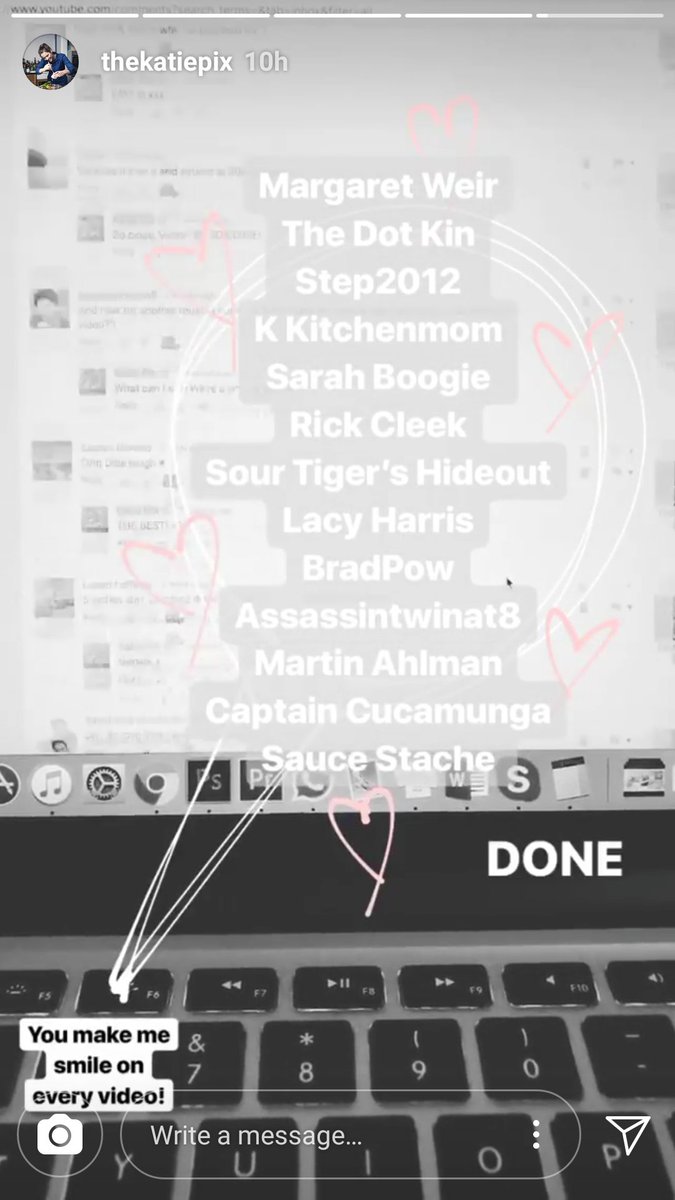 When ya get a mention from your favorite youtuber <a href="/TheKatiePix/">Katie Pix</a> im a bit chuffed to be at the top thanks