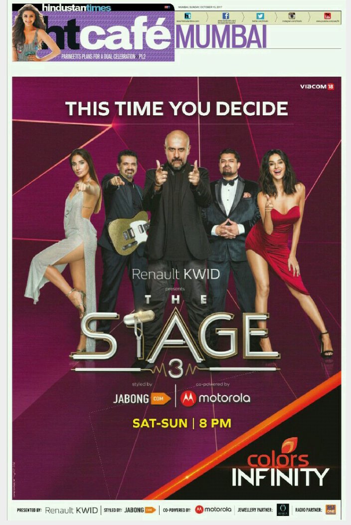 imshiva17's tweet photo. #TheStage3 features 2day's newspaper,love 2see it in front page.🎙
@VishalDadlani @MonicaSDogra @shibanidandekar @EhsaanNoorani @DevrajSanyal https://t.co/Iu7unvfTtp