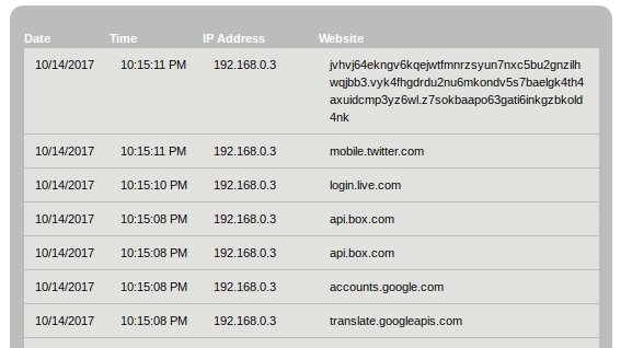 bc3tech's tweet image. ok #twitterTechSupport... This is a shot of my modem&apos;s web log *every time* it loses internet connectivity lately. 0.3 is my router.