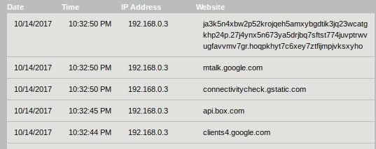 bc3tech's tweet image. ok #twitterTechSupport... This is a shot of my modem&apos;s web log *every time* it loses internet connectivity lately. 0.3 is my router.