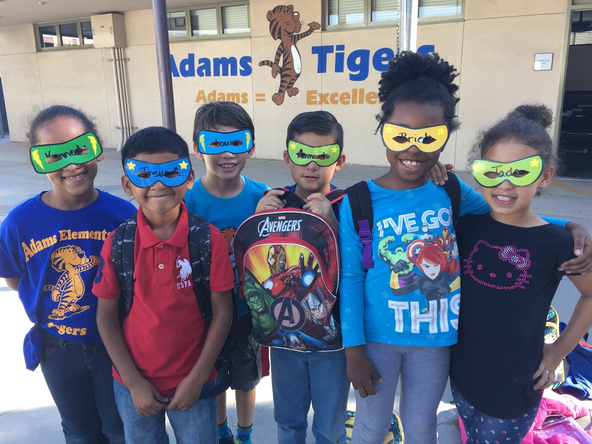 Dual Language Super Heroes at Adams Elementary!
