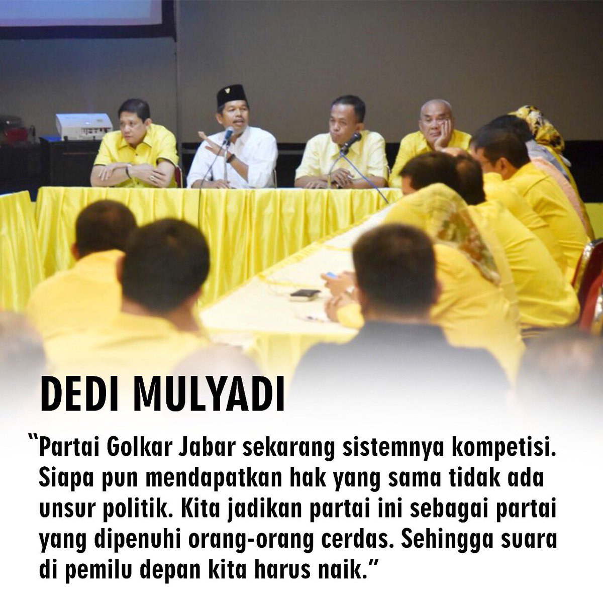 Ardialf1's tweet photo. #GolkarSolid @DediMulyadi71 @SAJAJAR2018 https://t.co/Y1ytF8DLlJ