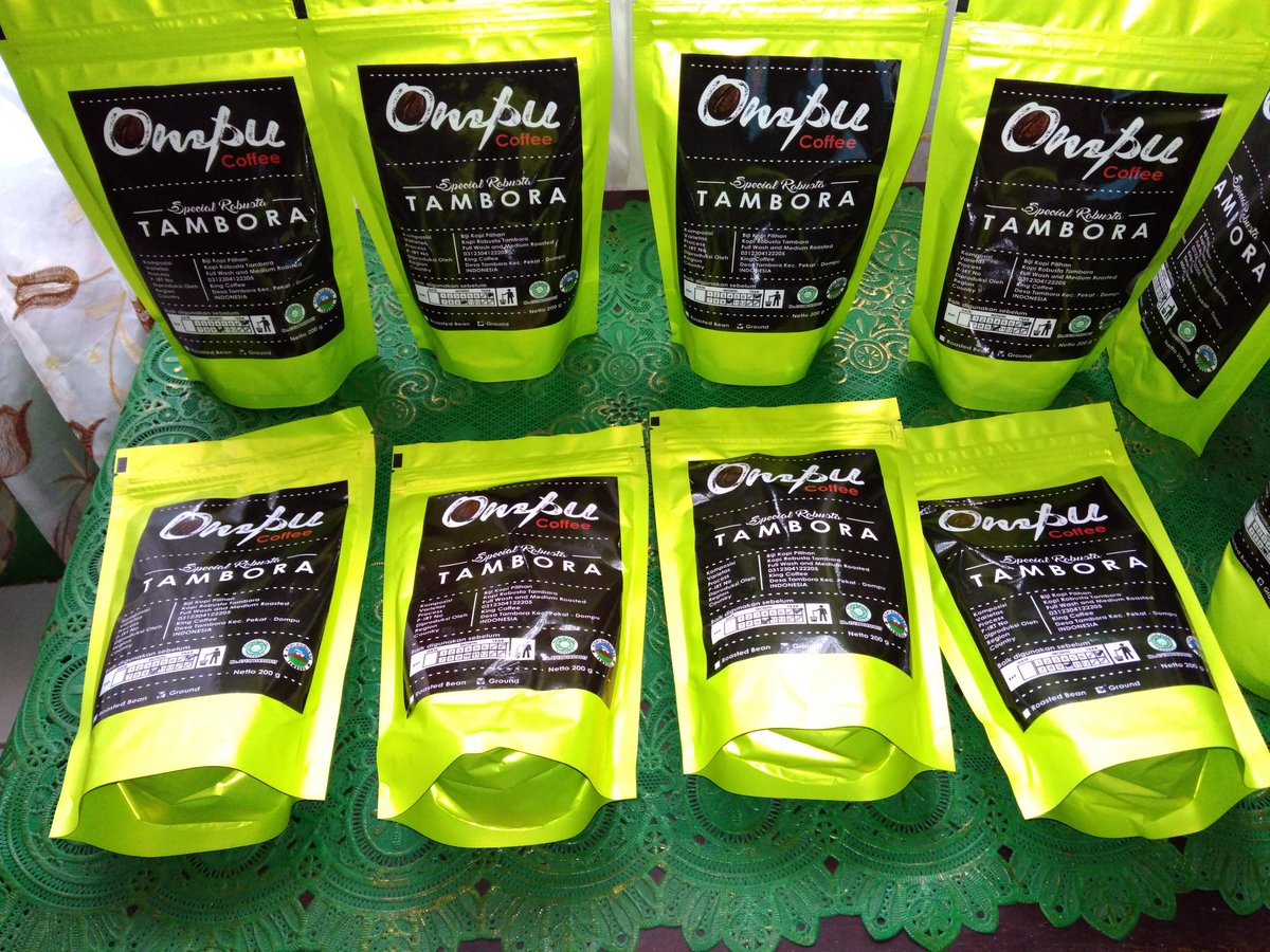 Ompu_Coffee's tweet photo. Ompu coffee Rajanya Kopi Tambora.#OMPUCOFFEE #TAMBORAORGANIC #KOPIINDONESIA #KOPIHITAM #kopitambora #ompucoffee #kopikita #kopirobusta https://t.co/tpc5bAzMBl