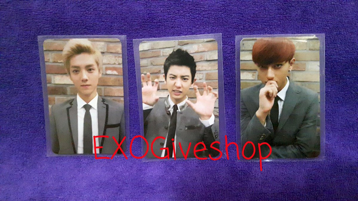 EXOGiveshop's tweet photo. ขายการ์ดอัลบั้ม #Growl อัลบั้มเกาหลีแท้ dm มาสอบถามขอดูรูปได้ค่ะ
#การ์ดลู่หาน #การ์ดชานยอล #การ์ดเทา 
#ขายการ์ดexo https://t.co/2GyjVcH8J5