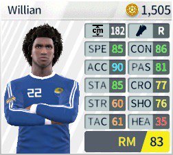 I have just bought Willian in #dreamleaguesoccer