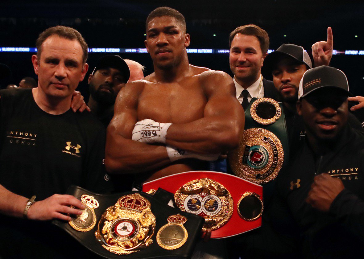  19 fights 19 wins 19 KOs

Happy birthday Anthony Joshua 