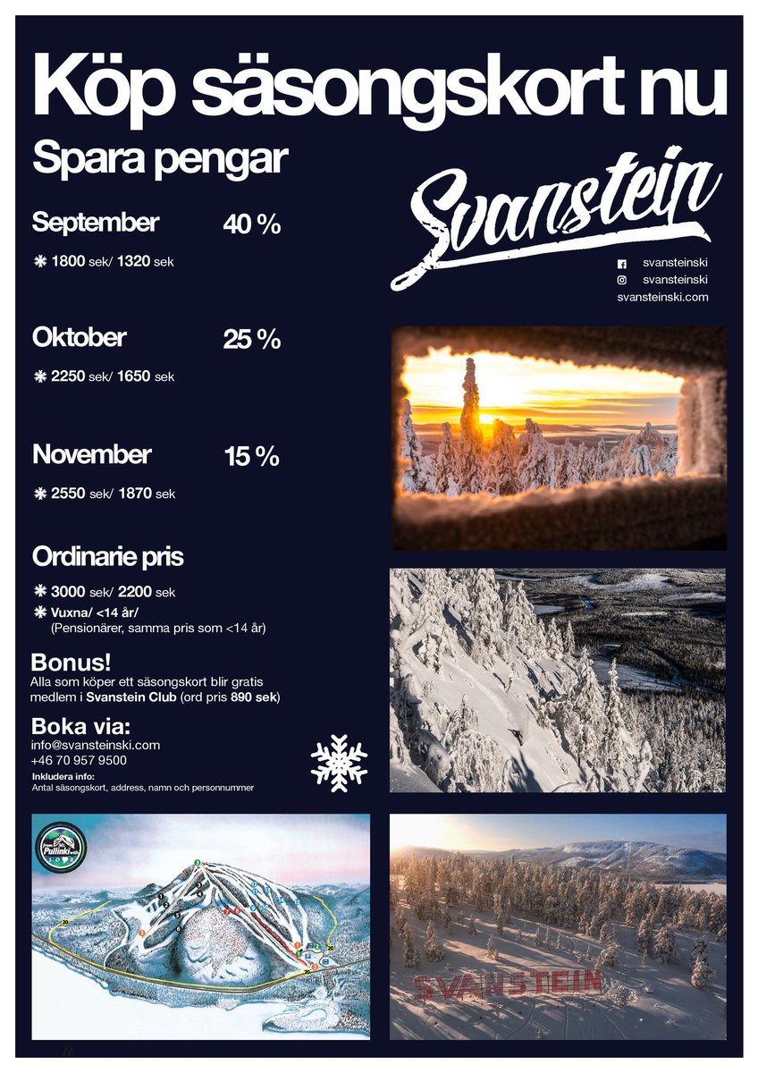 Svanstein's tweet photo. Köp säsongskort nu i Svanstein
https://t.co/6gFWxOsRpp https://t.co/9HROmh4yHG