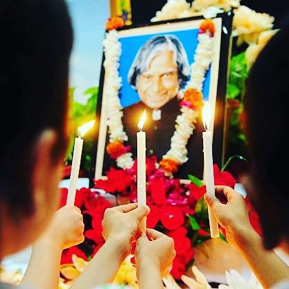 \"You have to dream before your dreams can come true.\"  Missile Man Dr.A.P.J Abdul Kalam sir. 