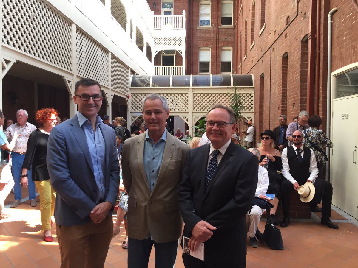DavidTempsMLA's tweet photo. At the launch of Heritage Heart Perth with @JohnCareyPerth and Adrian Fini https://t.co/POK3nP0sQM