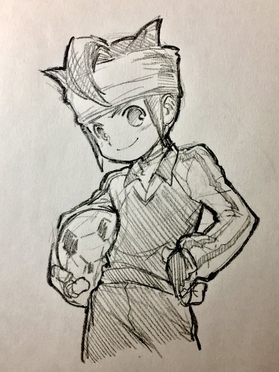 うに氏に納品したイナイレ絵の掲載許可をいただきました 