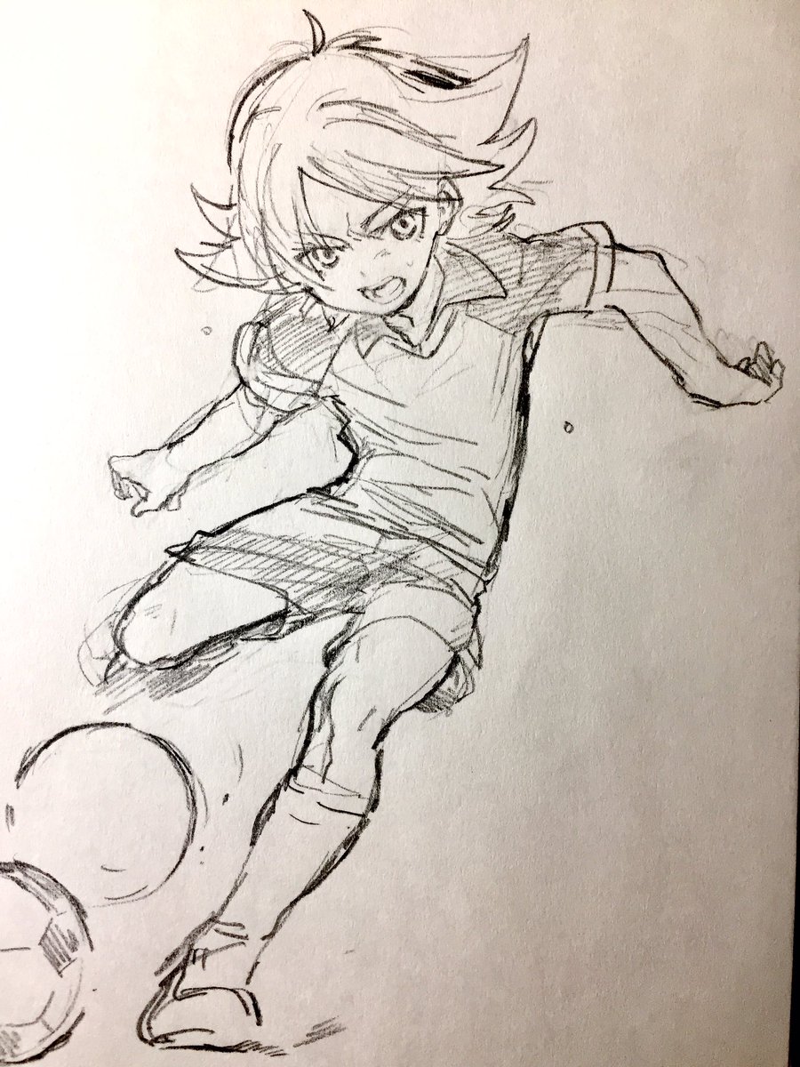 うに氏に納品したイナイレ絵の掲載許可をいただきました 