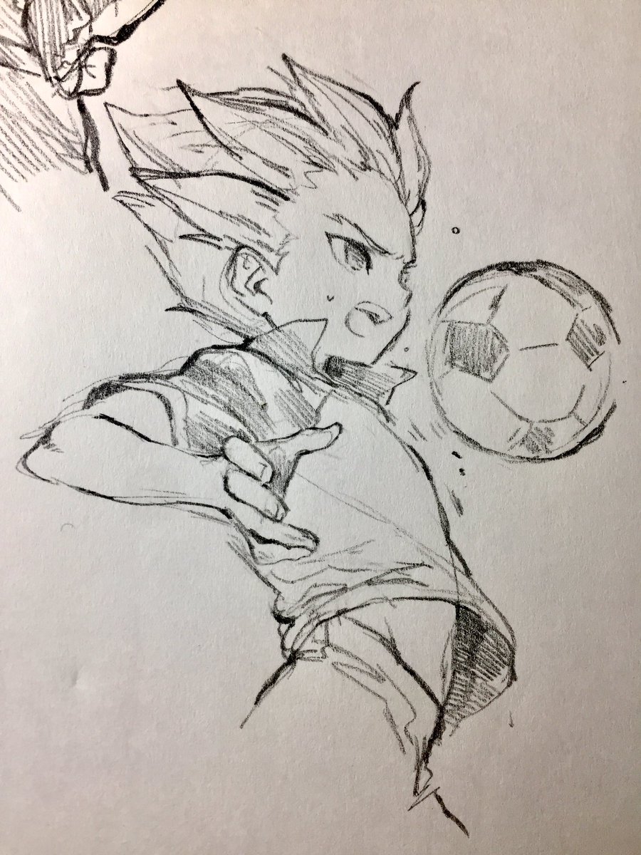 うに氏に納品したイナイレ絵の掲載許可をいただきました 