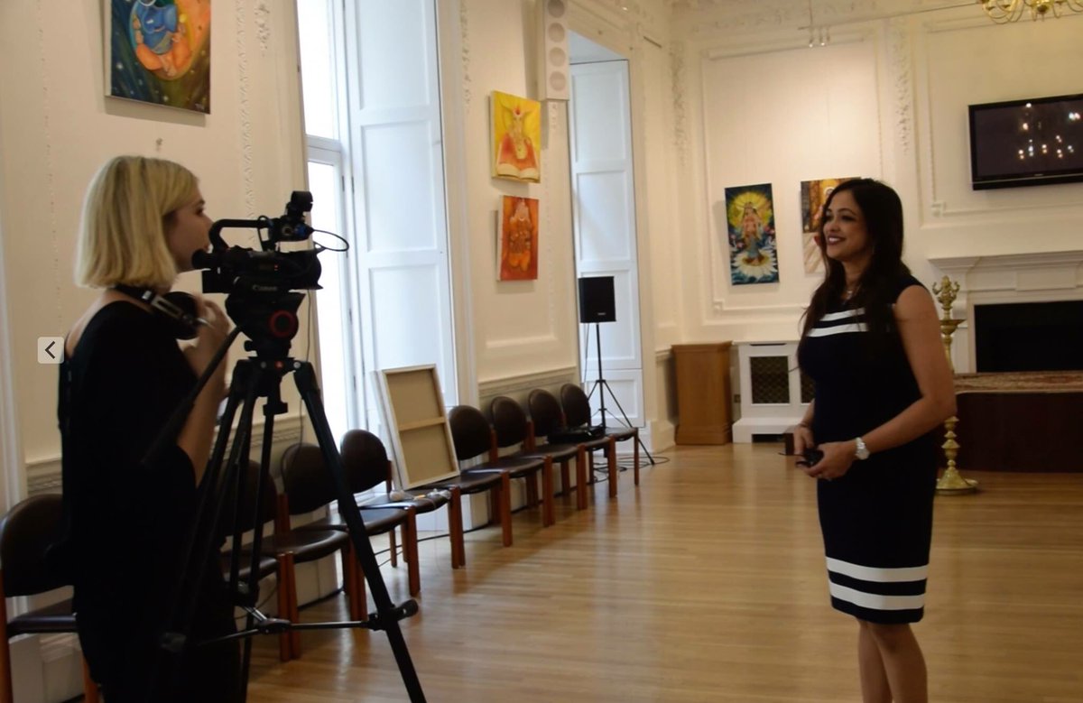 DrRamyaMohan's tweet photo. #Glimpses - My solo #Art #exhibition #HighCommissionOf IndiaUK #Cultural wing around #mentalhealth through #art #Mentalhealthawarenessweek https://t.co/zzutgehzPa