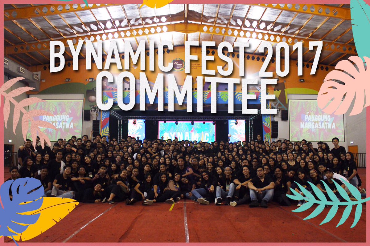 Our months of hardwork had paid off!! A big thank you for all of the people supporting BYNAMIC Fest 2017!!🖤