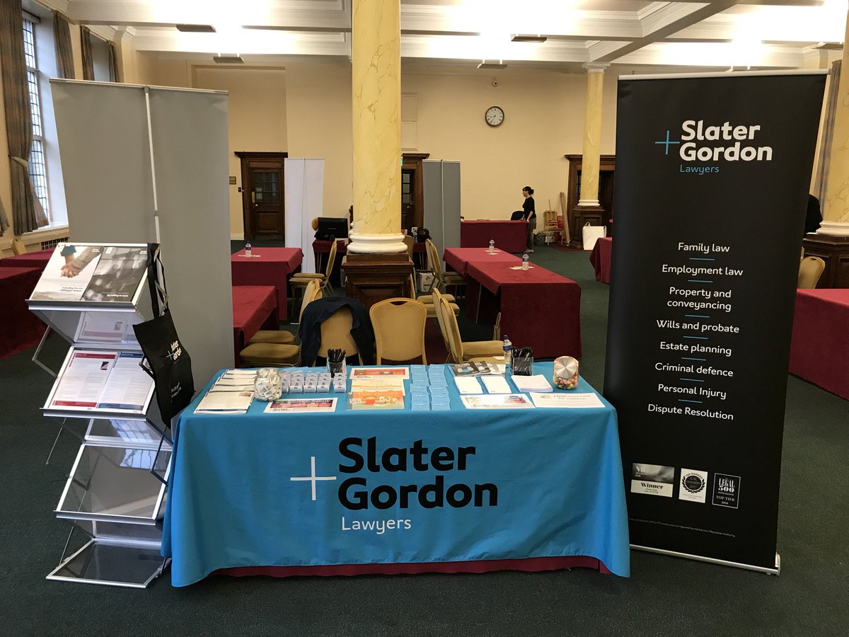 justanotherben's tweet photo. All set up πͺ for the #CardiffBabyShow today at Cardiff City Hall.Come and see us for #family #employment #wills advice from @SlaterGordonUK https://t.co/mVQqSBLio2