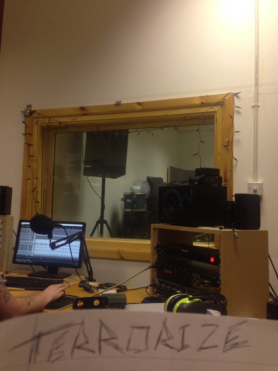 The album has official started!! #metal #kerrang #debutalbum