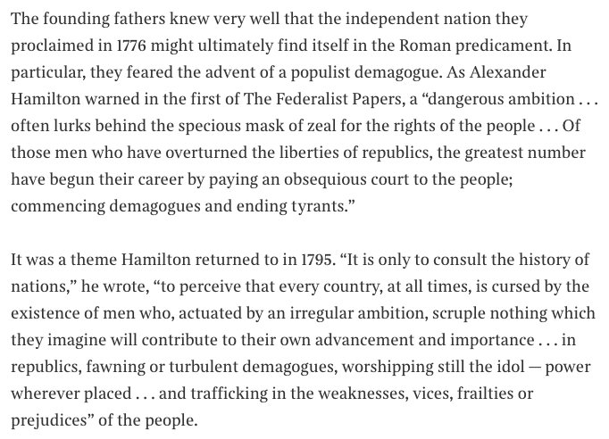 nfergus's tweet photo. Alexander Hamilton saw @realDonaldTrump coming: https://t.co/sPW1LRQbXG https://t.co/Lu1vlMNy8l