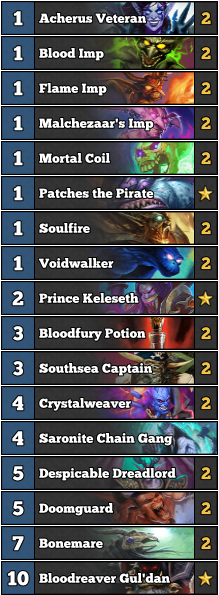 Ants2706's tweet photo. LEGEND! Deck da 77% WR, devastante! #DaProvare #Hearthstone @hearthstone_it #Zoolock @PlayHearthstone https://t.co/mUlhljed5q
