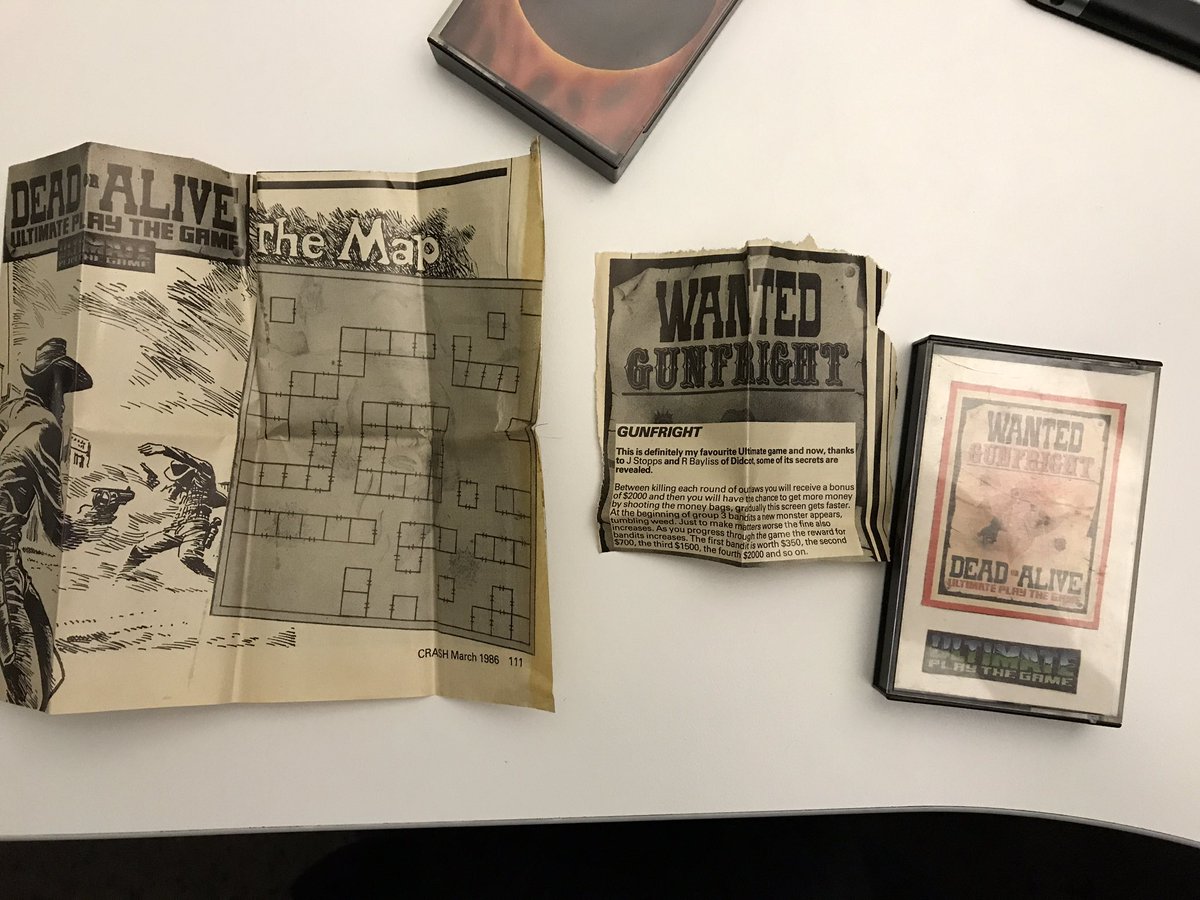 spectrum48k's tweet photo. Folded up inside are cut up pages from #crashmag - I am shocked at my youthful self! https://t.co/1dwE5GK6NT