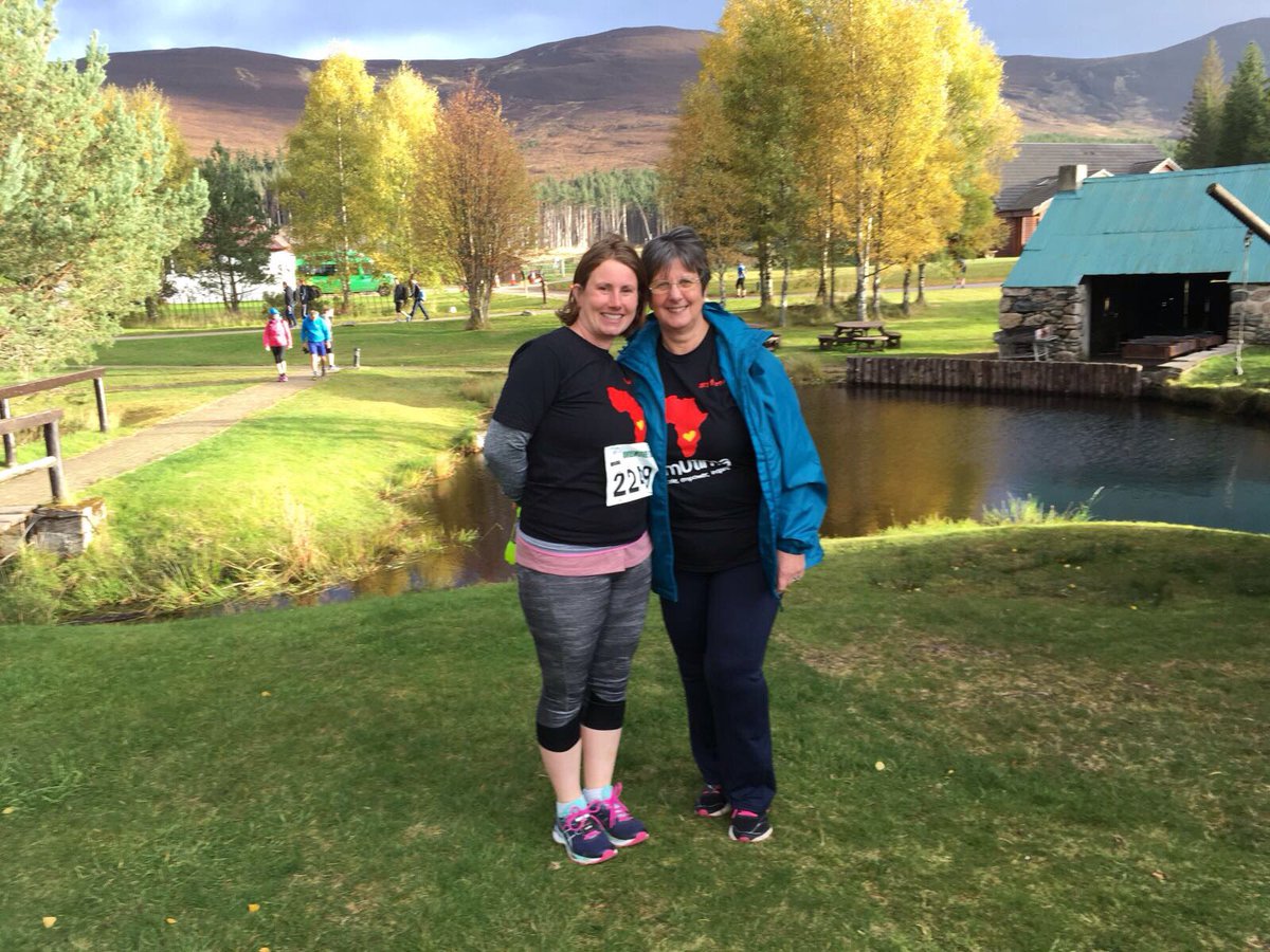 Second start line of the year for Morag &amp; @FoEduSport Today they take on Aviemore 10km #10for10 Good luck ladies!